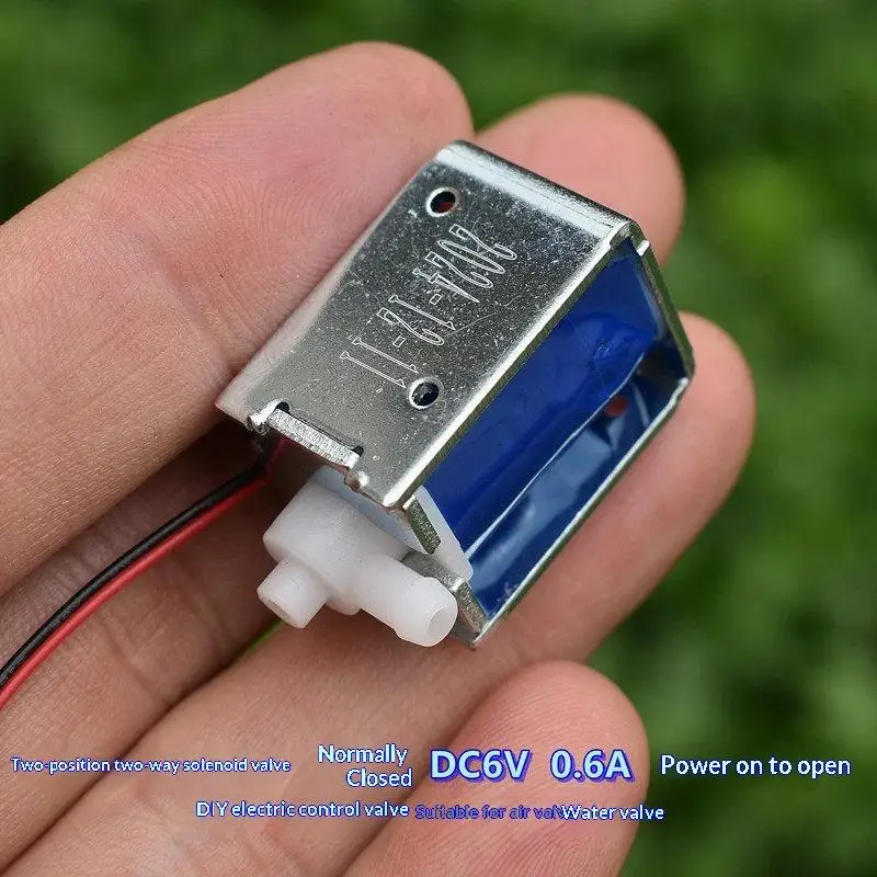 1/5Pcs Normally Closed Mini Air Solenoid Valve DC 5V/6V Mirco 2-position Water Valve Electrically Controlled Valve