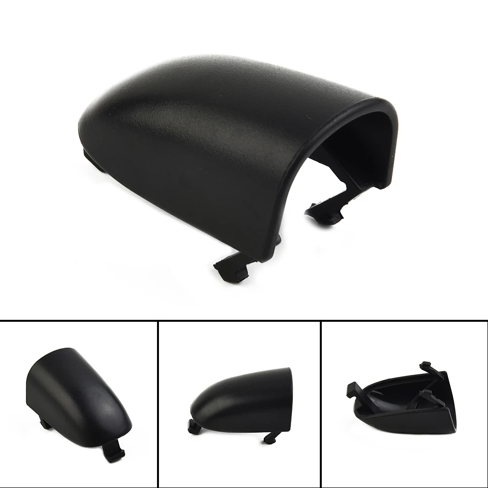 1pc Black Handbrake Handle Lever Cover Rubber+ABS Plastic Fit For VOLVO C30 C70 2006-2013 S40 V50 2004-2012