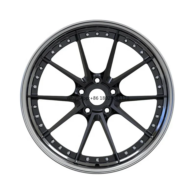 

New Arrival two piece inch 6061-t6 aluminum Forged car wheels rims for modified TESLA Mercedes-Benz BMW Audi VV