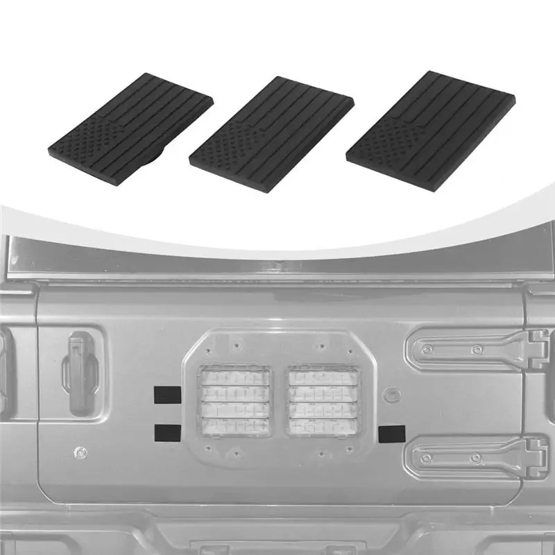 A30F-Car Rear Door Tailgate Rubber Plug Waterproof Plugs Cover For Jeep Wrangler JL 2018-2025 Spare Tire Plugs Parts - view 4