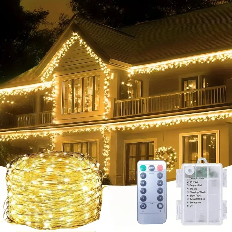 caixa-de-bateria-a-prova-d'agua-com-fio-de-cobre-luz-de-natal-com-8-modos-de-piscar-50led-100led-200led-300led-luz-de-corda-para-exterior