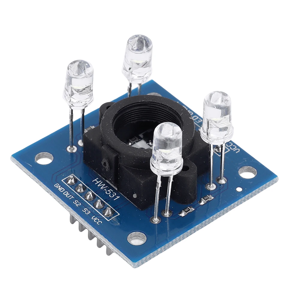 GY-31 TCS230 Color Sensor Module DC3-5V Color Recognition Sensor Detector Module with LED Light for Arduino