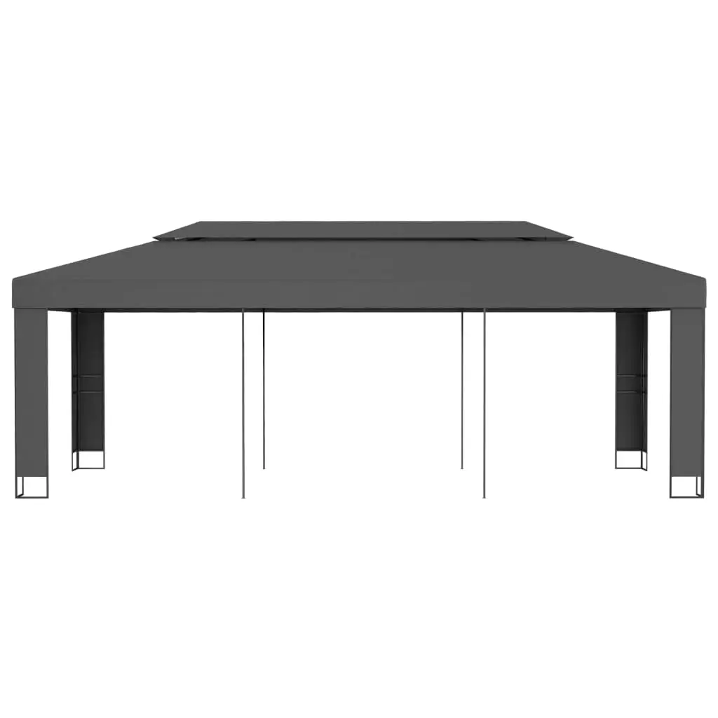

9.8x19.7ft Steel Frame Gazebo Double Roof UV Shelter Patio Party Backyard,Customized