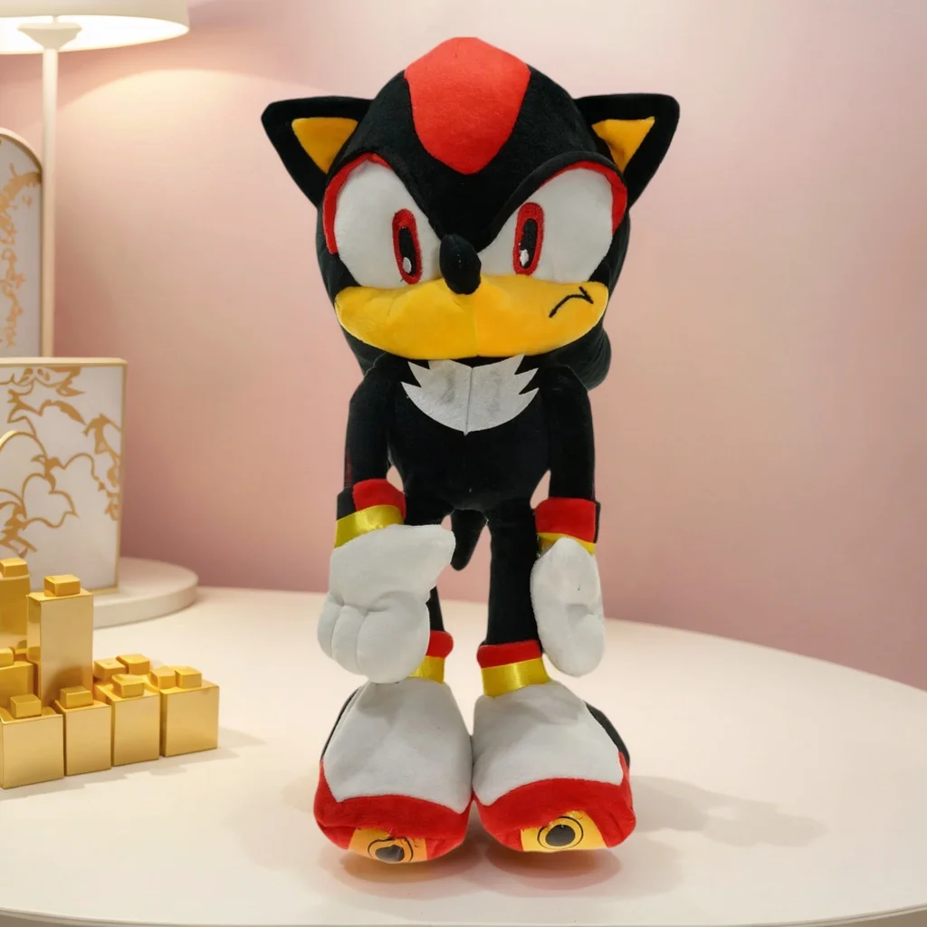 New 40cm High Quality Sonic Plush Toy Amy Rose Knuckles Tails Plush Doll Cute Soft Stuffed Plush Doll Birthday Gift For Children view 2