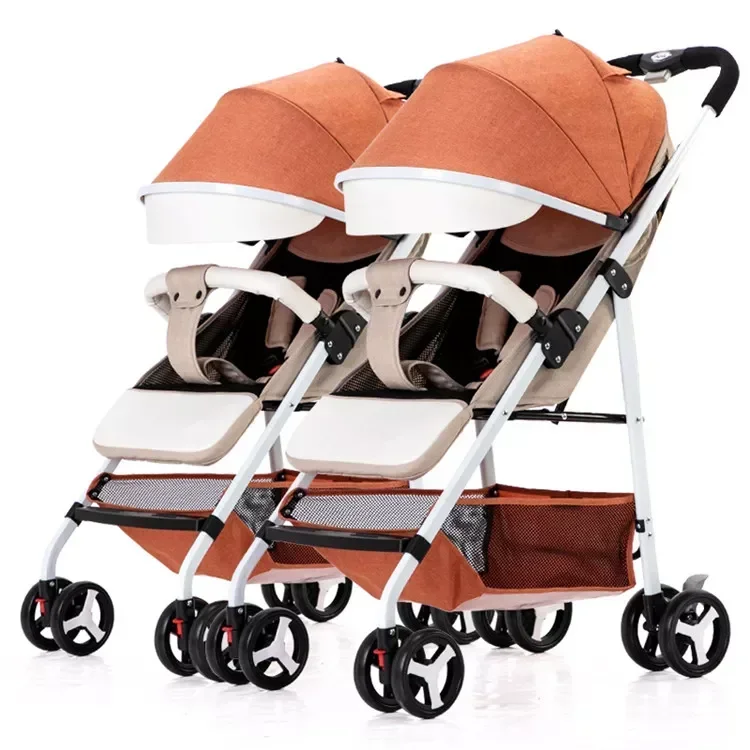 Hot Sell Twin Baby Stroller Can Sit, Lie, Split, Light and Portable Folding Baby Stroller Baby Stroller