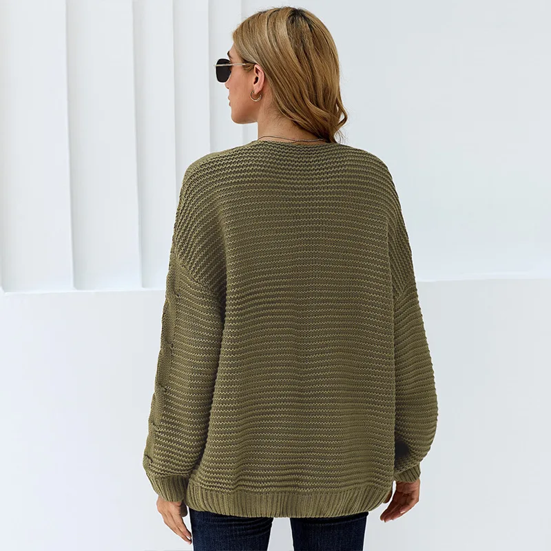 2026 Cardigan Women Coats Sweaters Knitted Bat Sleeve Casual Loose Jumpers Y2k Streetwear Elegant Open Stith Autumn Winter