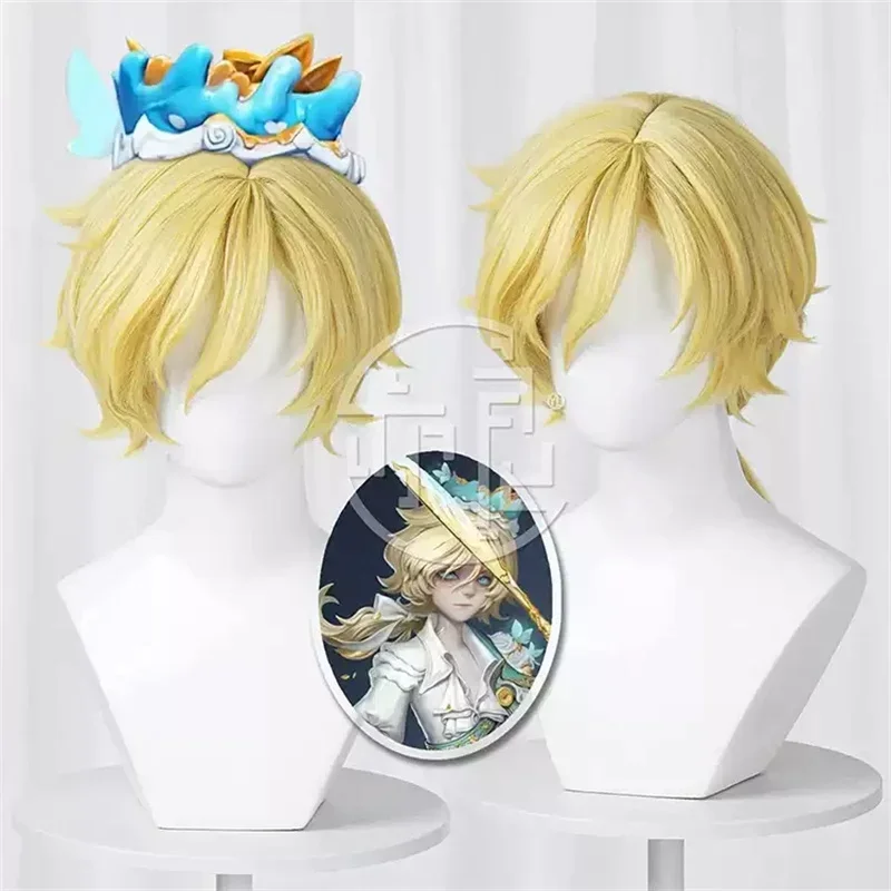 Игра Identity V Joseph Desaulniers Косплей Парик Похмелье Фотограф Термостойкие Синтетические Волосы Хэллоуин Карнавал Вечеринка Роль