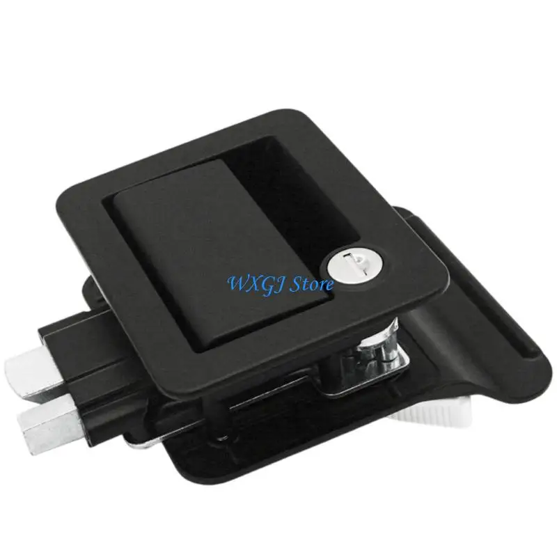 

37JE Aluminum Entry Door Lock For Campers Trailer Yacht Doors With Double Cylinders Anti Theft Corrosion Resistance