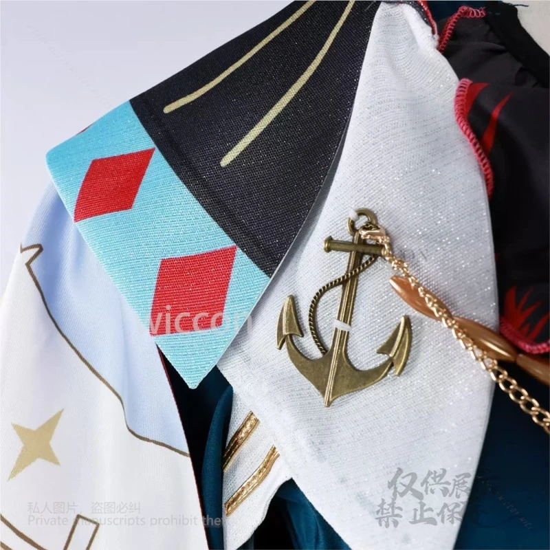 Anime Game Wuthering Waves Anime Brant Costumes Wig Uniform Hat Mask Clothing For Adult Boys Halloween Party Outfits Customized