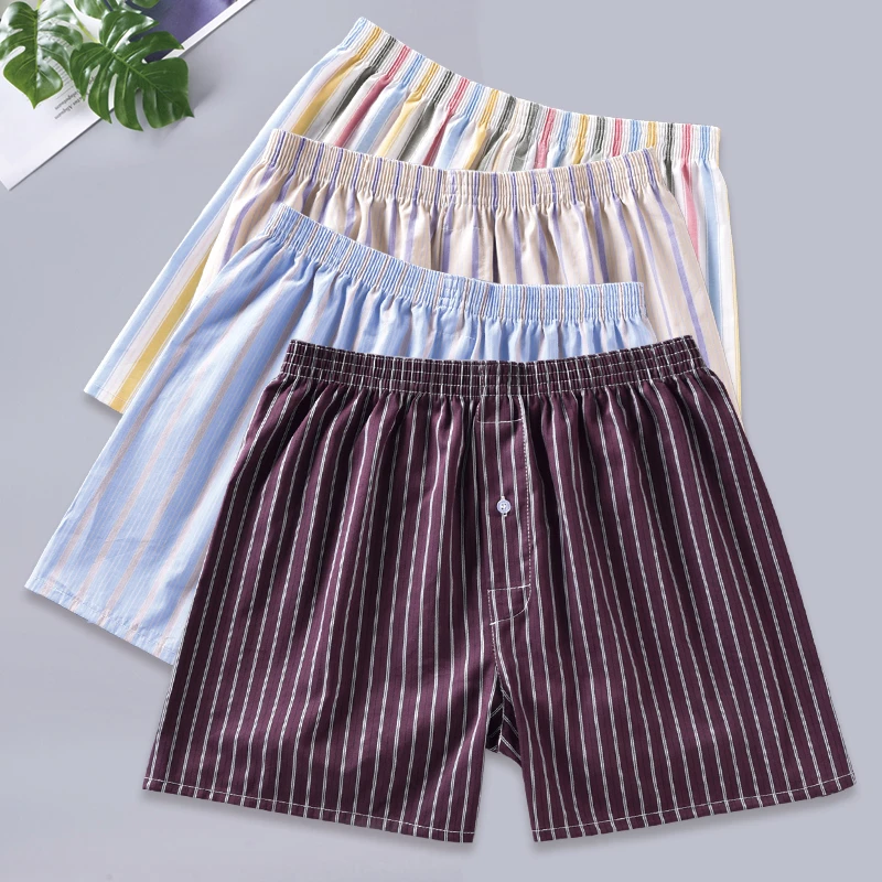 Pantalones de algodón de Aro sueltos, ropa interior holgados, cómodos, pantalones de playa para el hogar, pantalones de dormir elásticos