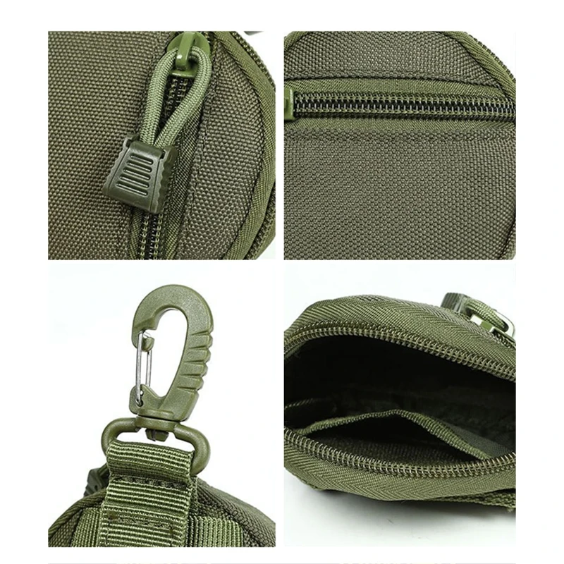 Outdoor-Sport, kleine Molle-Tasche, Zubehör, Mini-EDC-Tasche für Koffer, tragbare Geldbörse, Schlüsselbund, Geldbörse,