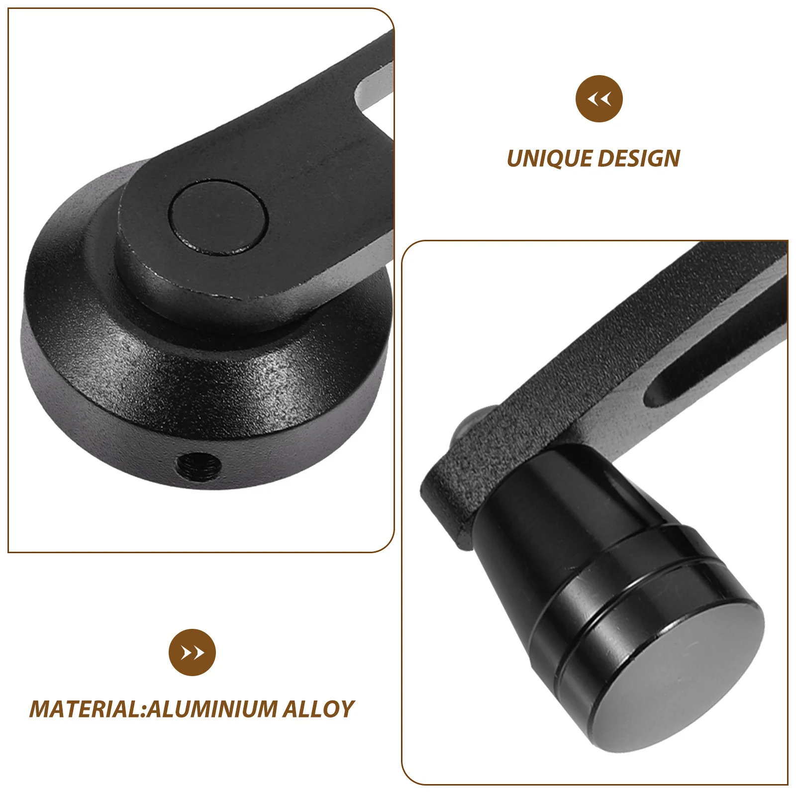 

1Set Car Window Crank Handle Winder Aluminum Alloy Classic Car Manual Window Handle Replacement Durable Stylish