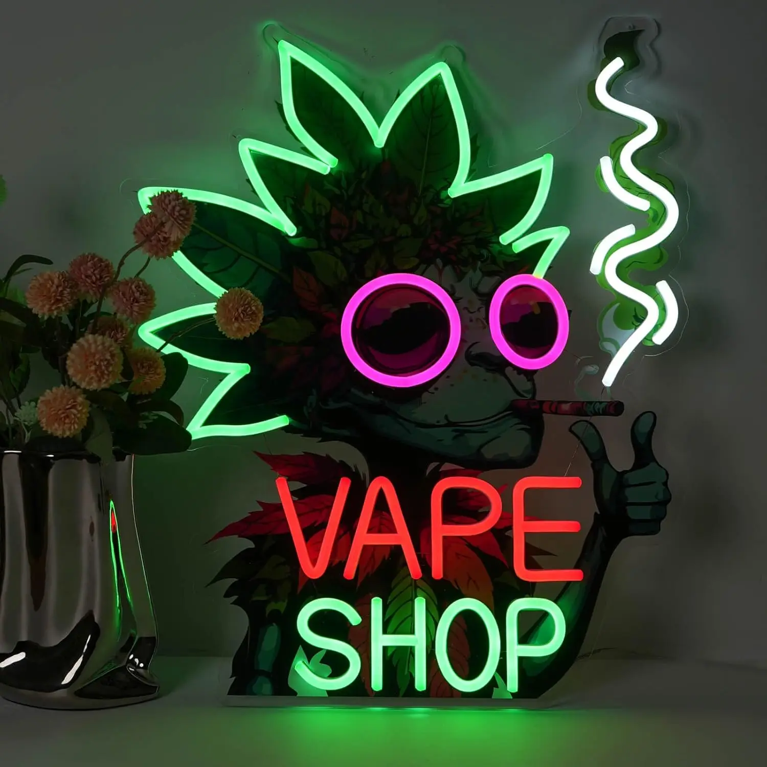 

VAPE SHOP Neon Sign Business Art Wall Light USB Neon Light for Vape Store Party Bar Gaming Room Bedroom Decoration Birthday Gift