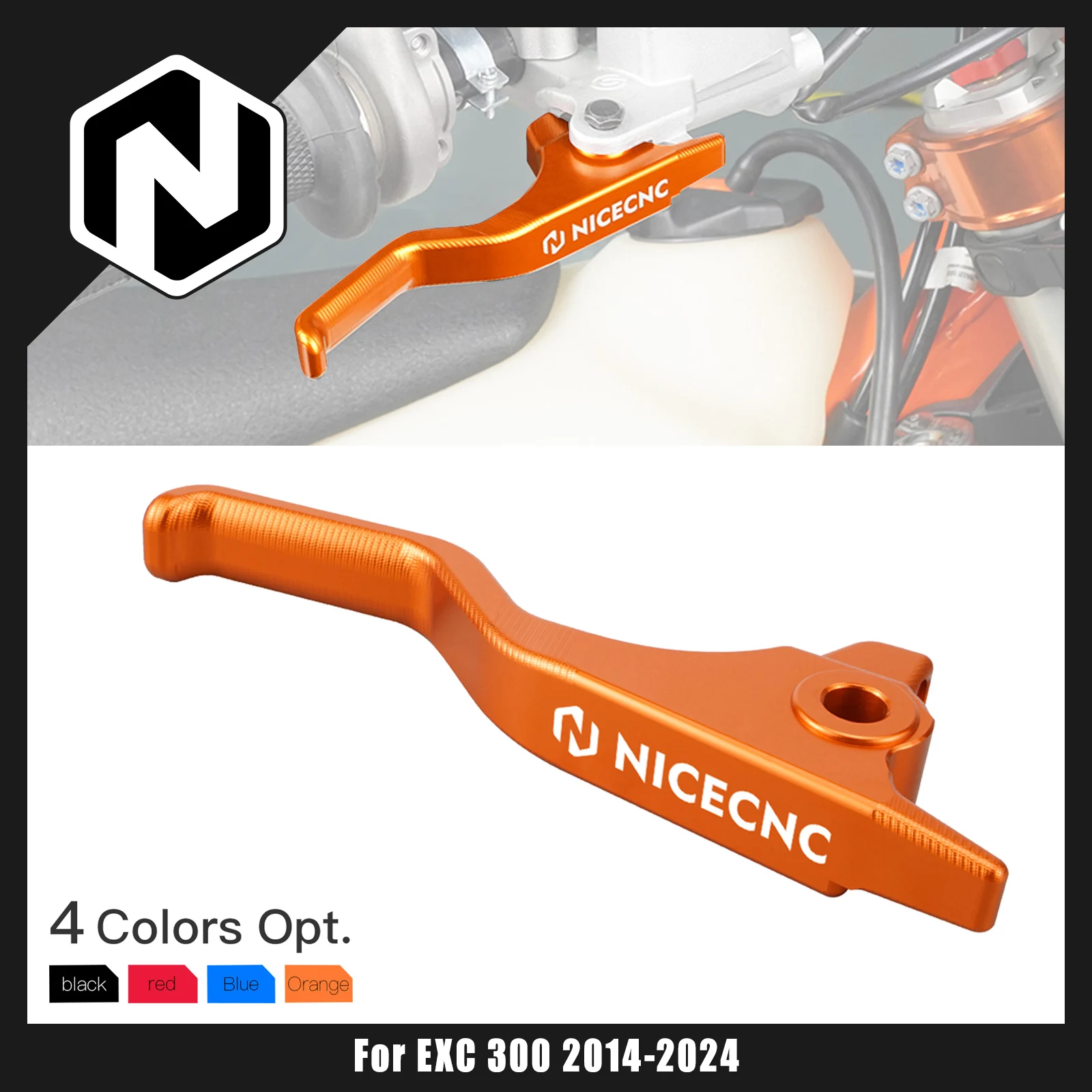 NICECNC For KTM EXC 300 EXC 250 EXCF 350 EXC 450 SX 125 SXF 250 SXF 450 XCW 300 XC XCF 2014-2024 Short Brake Lever Save Effort