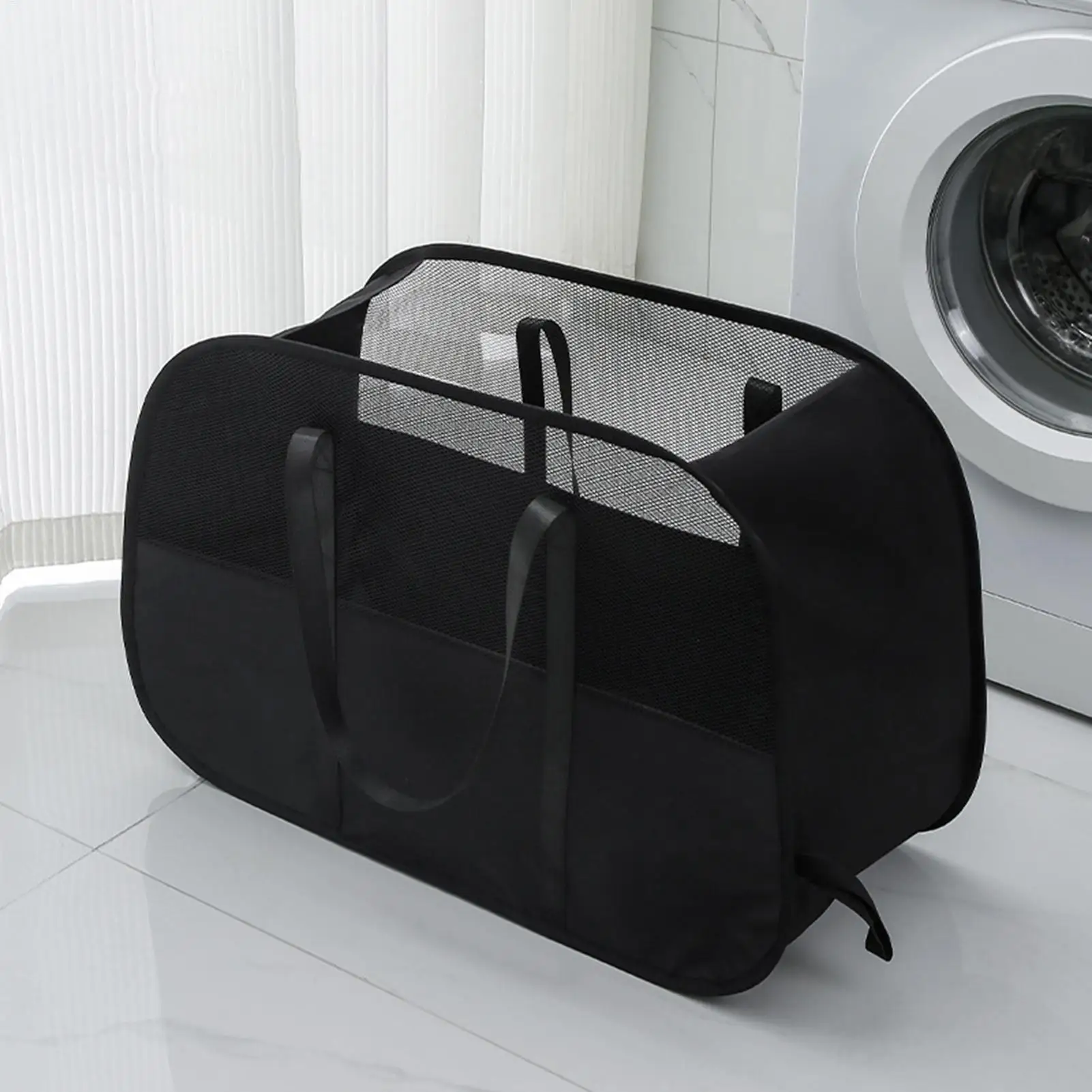 

Foldable Mesh Laundry Basket for Kids Toy Storage Laundry Organizer Home Organization Durable Clothes Basket for Dirty Clothes