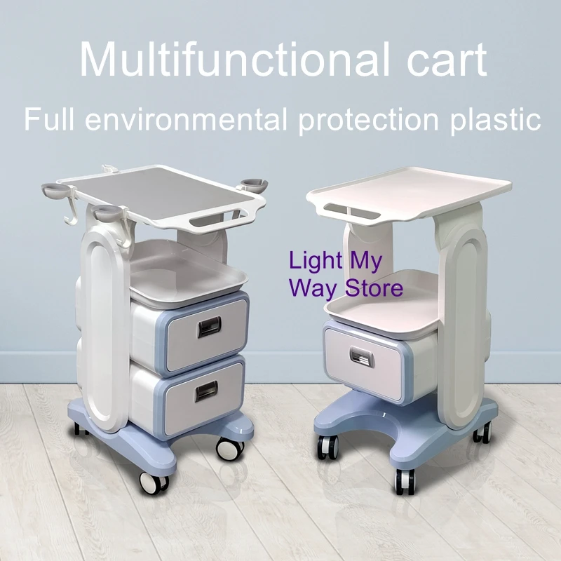 Dental clinic mobile cart medical equipment ultrasonic knife shelf beauty instrument cart