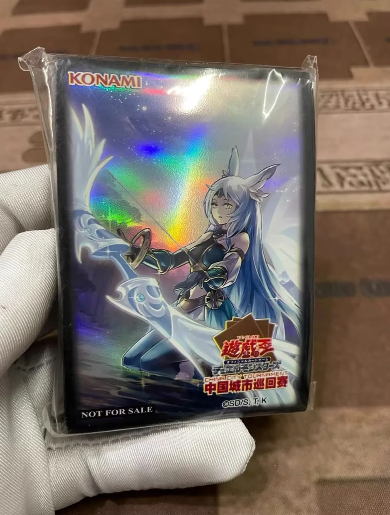 

70Pcs Yugioh KONAMI Duel Monsters Apollousa, Bow of the Goddess Official Collection Sealed Card Protector Duelist Sleeves