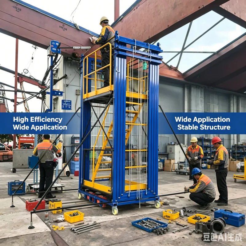 

Safe Motorized Scaffolding Factory Direct Sale Electric Lifting Platform Remote Control Construction Scaffold Top Quality