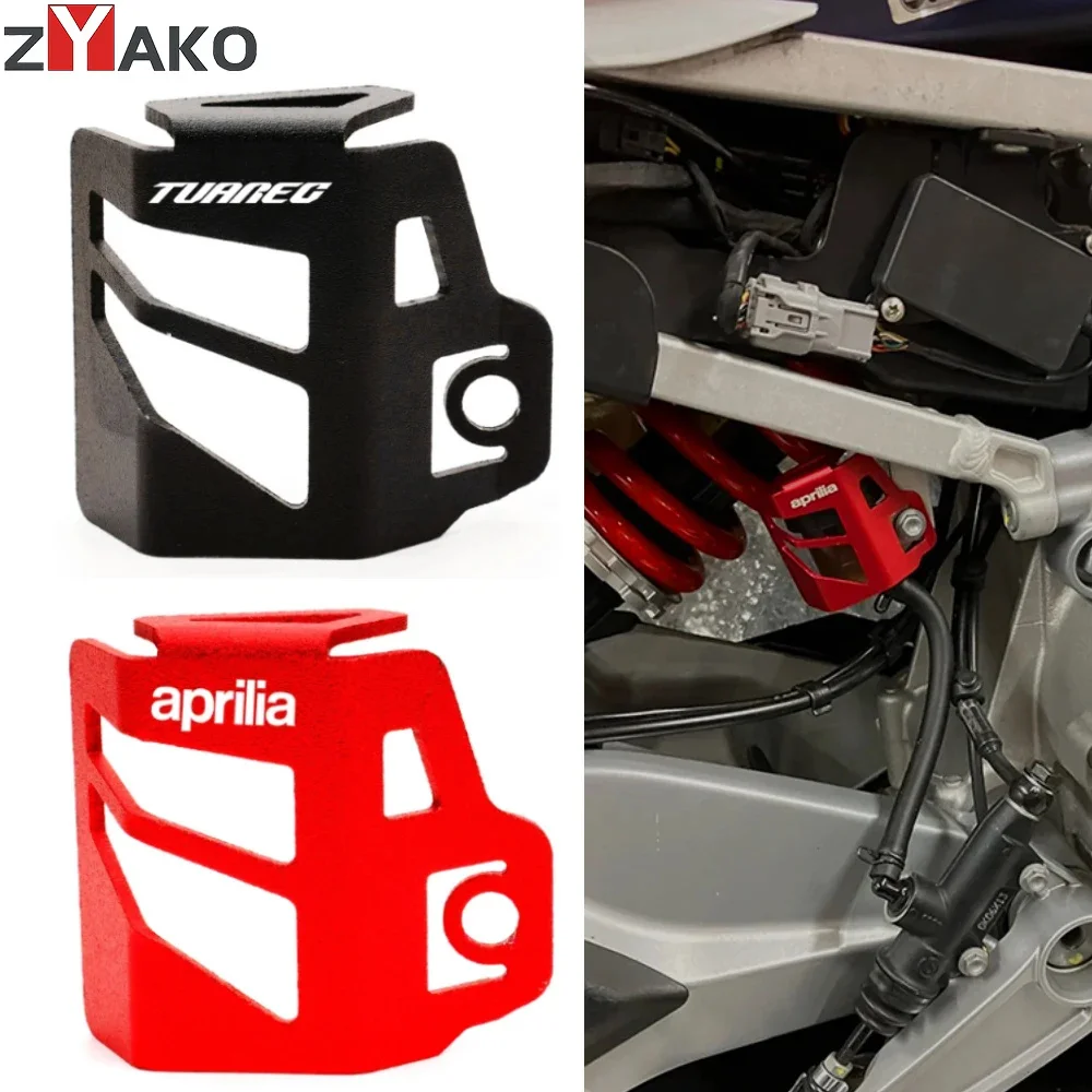 For Aprilia RS660 RS457 TUAREG 660 2022 Tuareg660 2023 2024 Motorcycle CNC Rear Brake Fluid Reservoir Guard Cover Oil Cup Guard