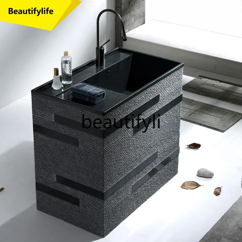 

cn0420 Laundry Pool Outdoor Pool Basin Outdoor Washbasin Courtyard Marble Washbasin Washbasin
