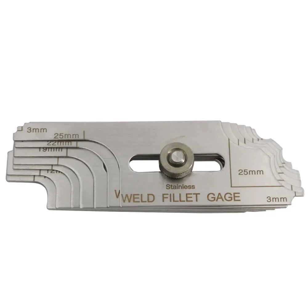 

2026 MG-11 Welding Inspection Gauge Stainless Steel Weld Fillet Gage Metric