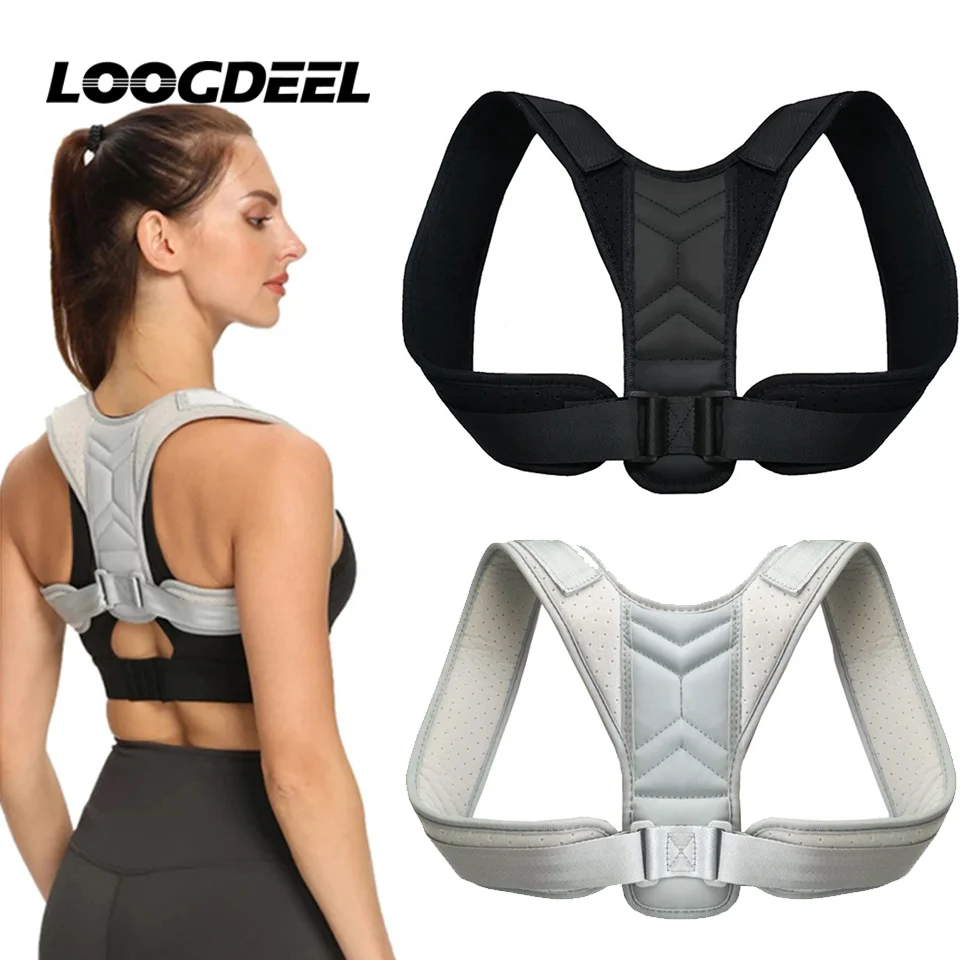 Adjustable Back Posture Corrector Neck Brace Training Equipment Home Office Man Woman Postura Shoulder Support Correction Belt