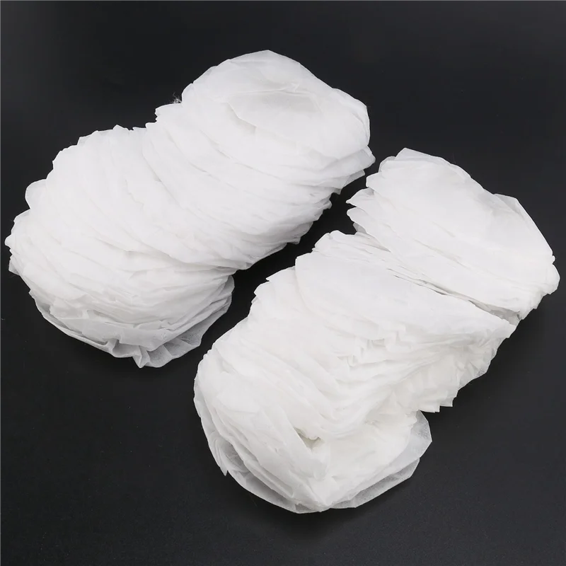 B48A 1000 шт. одноразовые чехлы для наушников нетканые чехлы для наушников эластичные чехлы для наушников подходят для большинства наушников-вкладышей