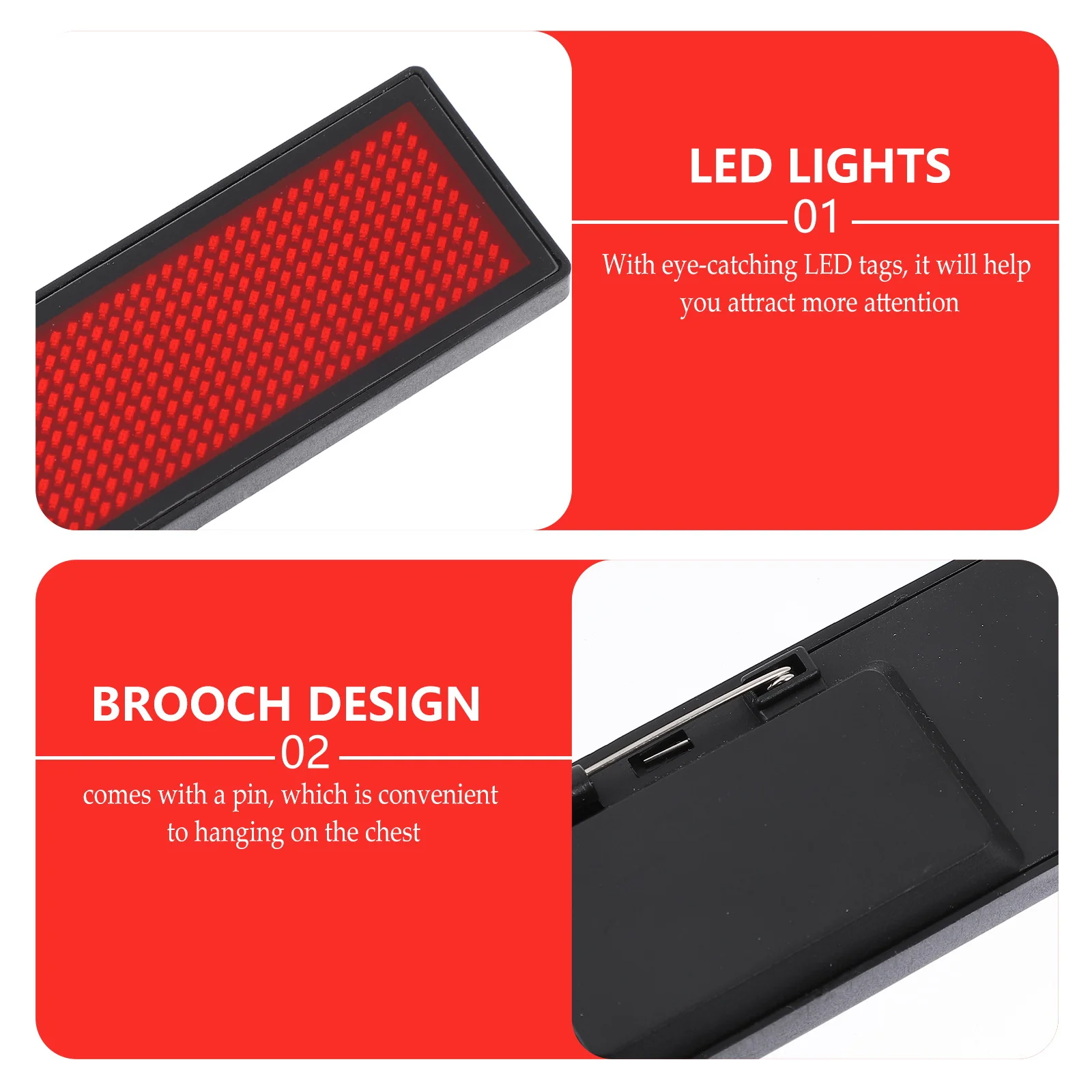 Kit modulo segnale luminoso con testo a scorrimento display HD programmabile fai-da-te ricaricabile tramite USB multilingue