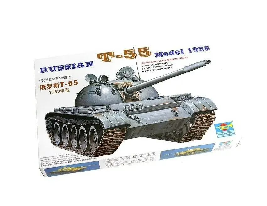 Trumpeter 1/35 00342 Russian T-55 Model 1958 Assembly Model Kit