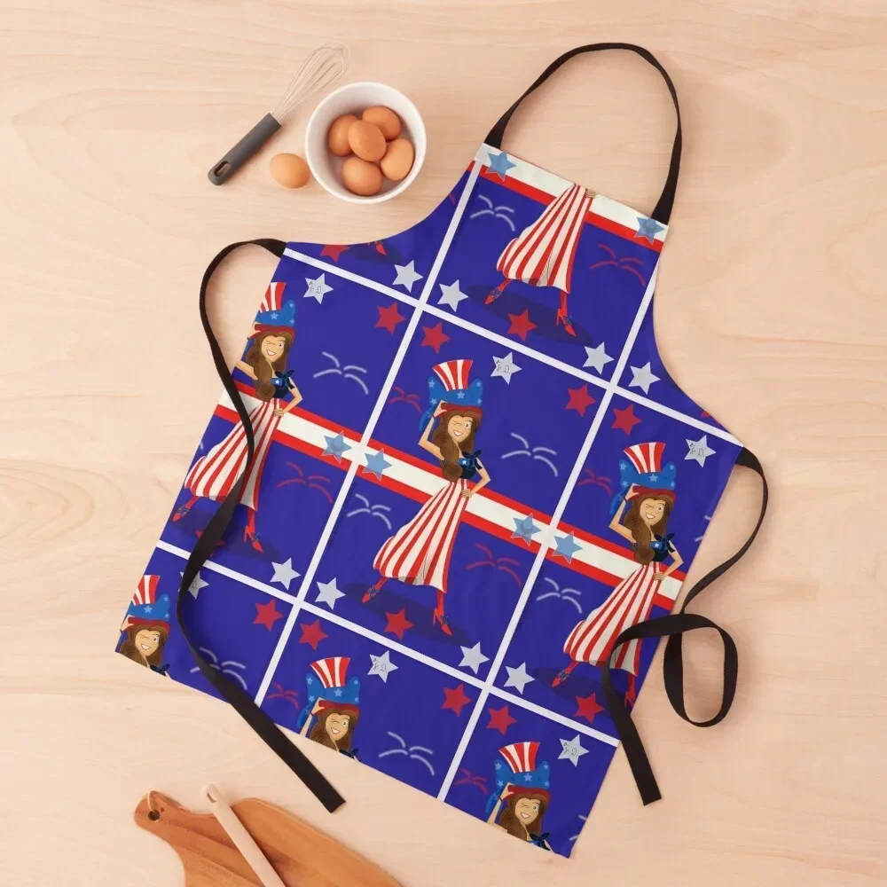 The 4th's Jubilee Bird Apron Ladies Teacher Apron