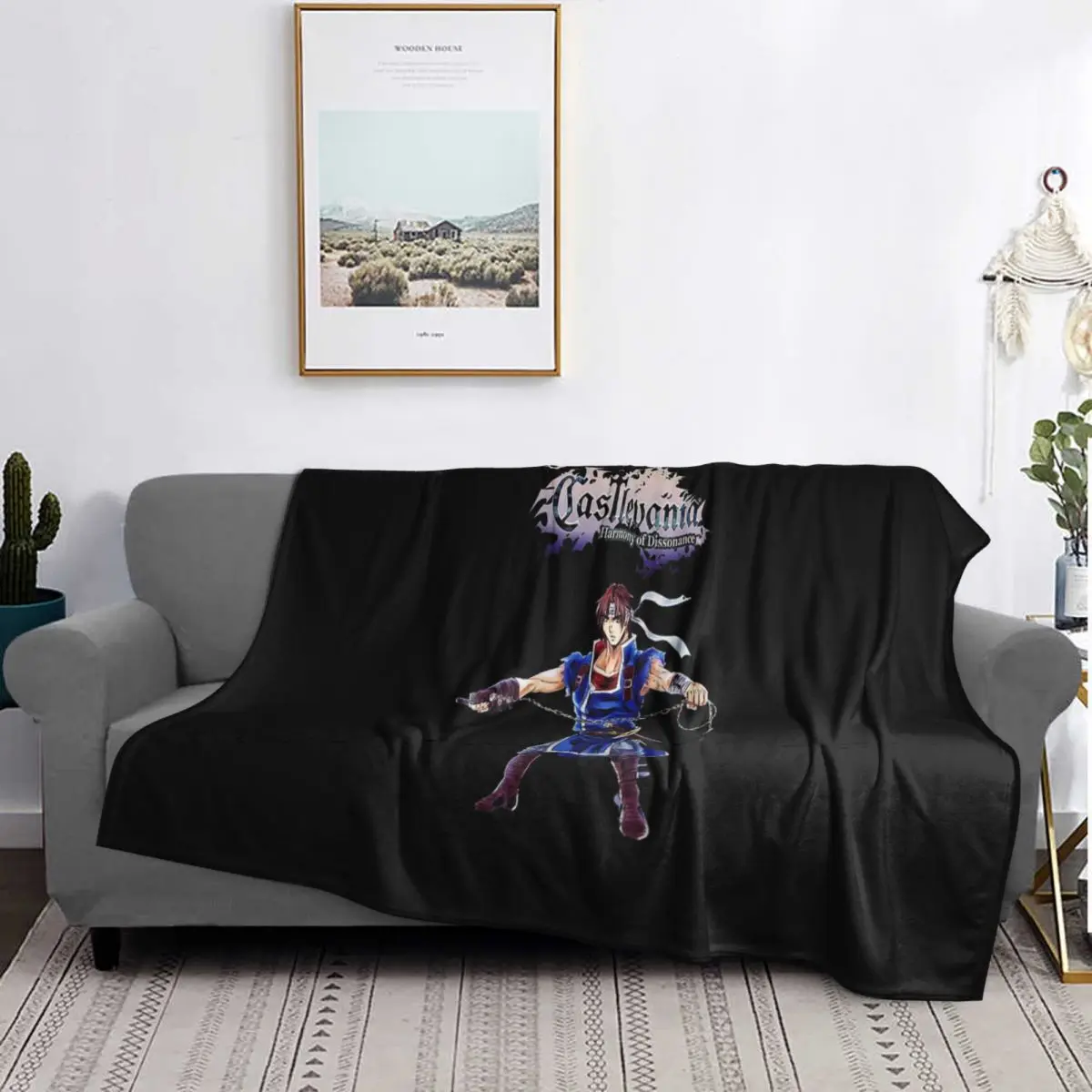 Castlevania Blankets Soft Warm Flannel Throw Blanket Bedspread for Bed Living room Picnic Travel Home Couch