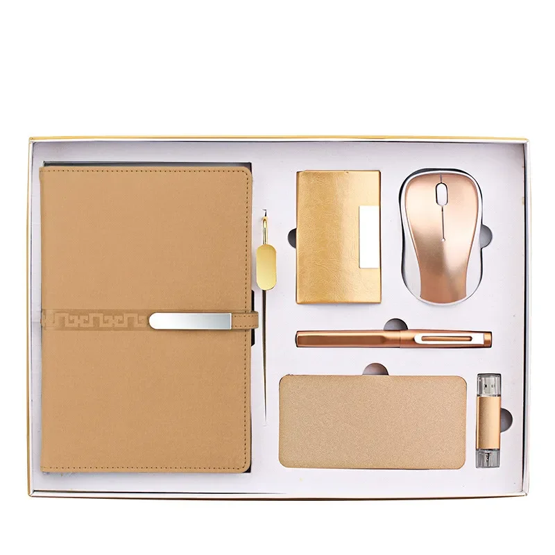 

New Business Essentials Gift Set with Notebook, Pen, USB, and More