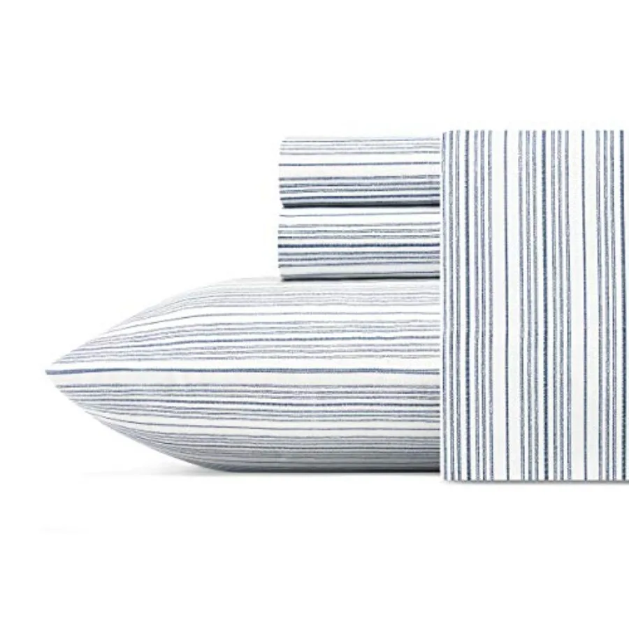 

Size Sheet Sets Cotton Percale Bedding Crisp and Cool Coastal Home Decor
