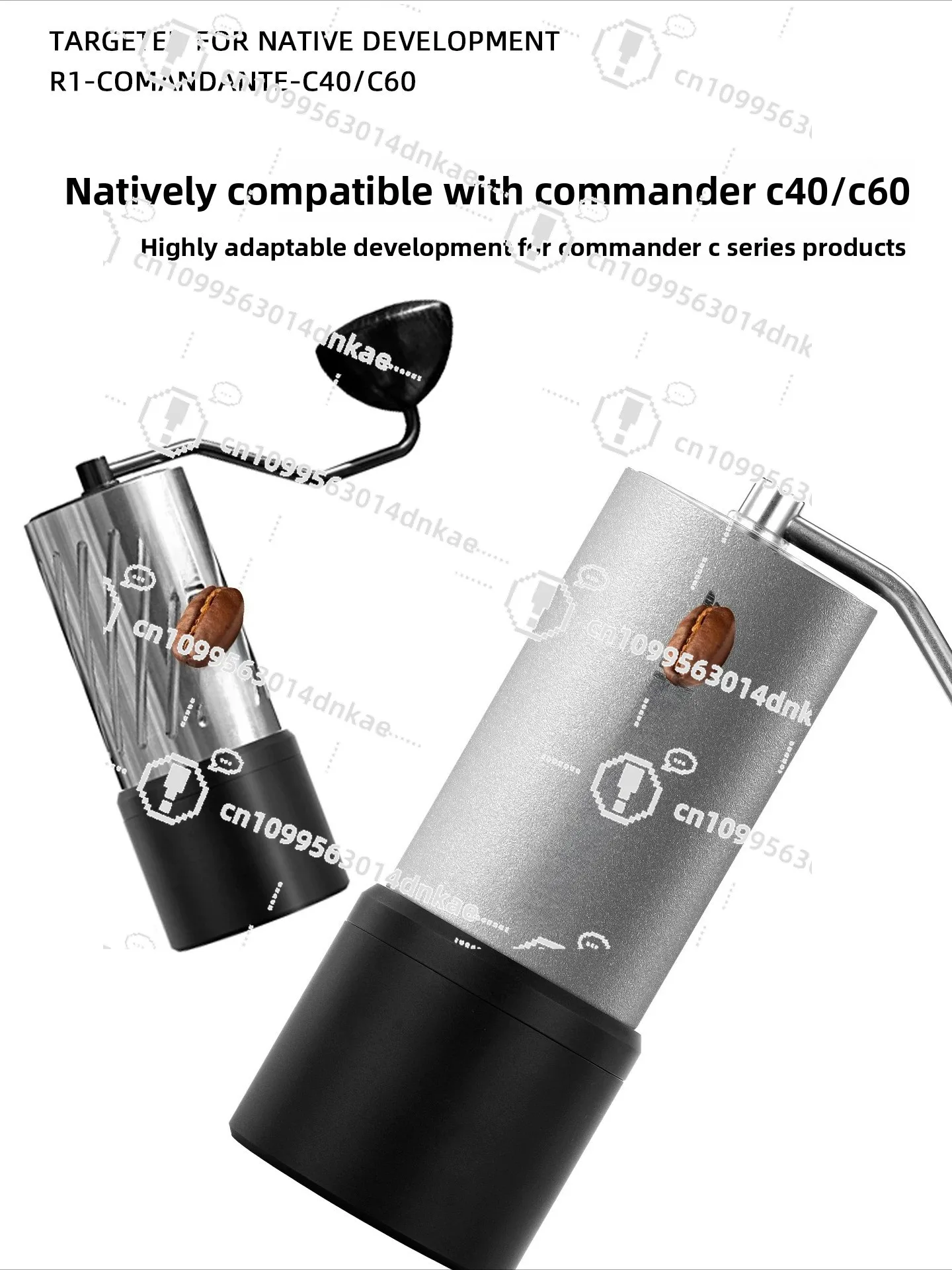 C40c60 Hand Grinding Machine MK4MK3 Strong Magnetic Absorption Aluminum Alloy Powder Cup and Can