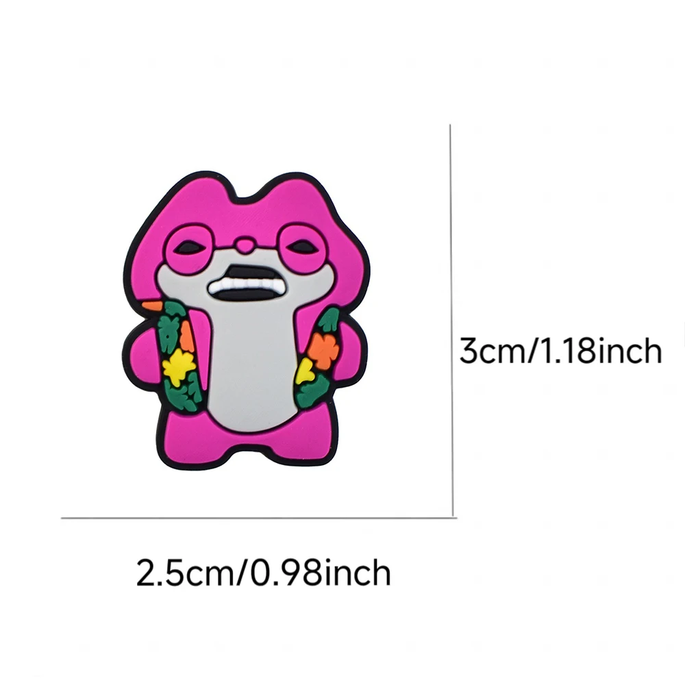26-100pcs Hot Toys Wacky Cartoon Monster Series PVC Shoe Charms Accessories DIY Detachable Waterproof PVC Shoe Decorations Gifts