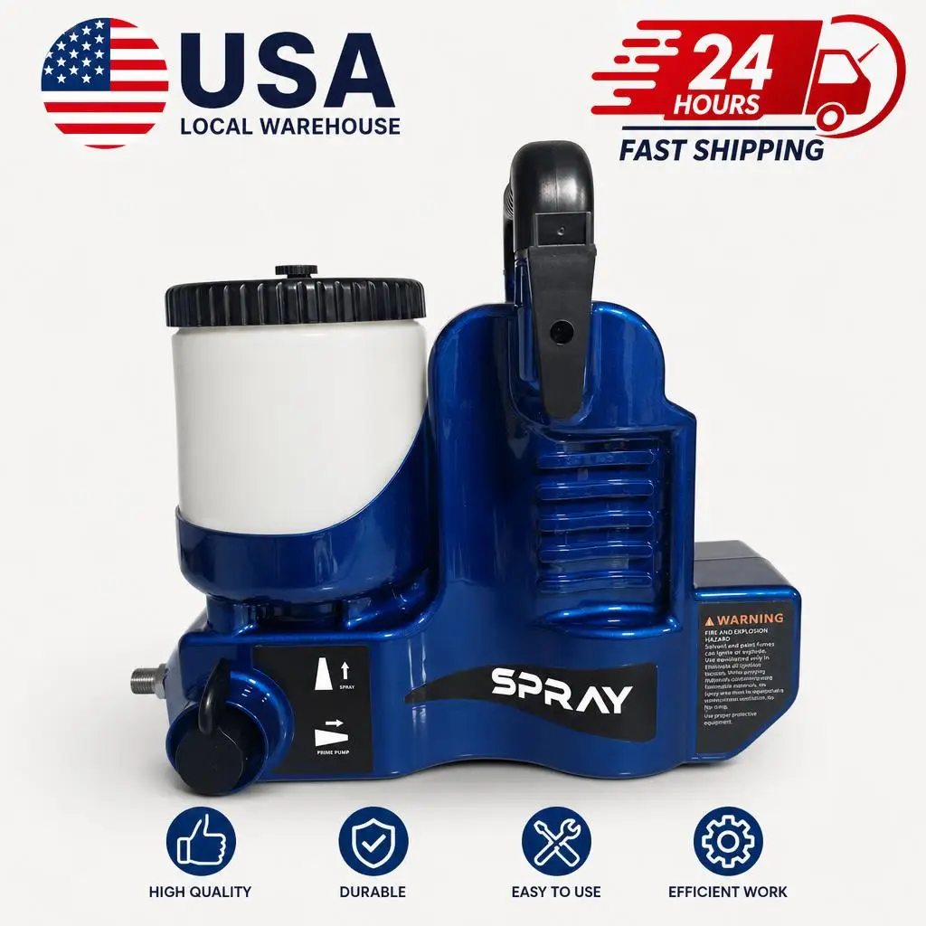 6 Adjustable Speeds Painting Machine For Makita Airless Paint Sprayer For Wall Paints Varnishes 18-21V BateJQ High-pressure Small Backpack Spray