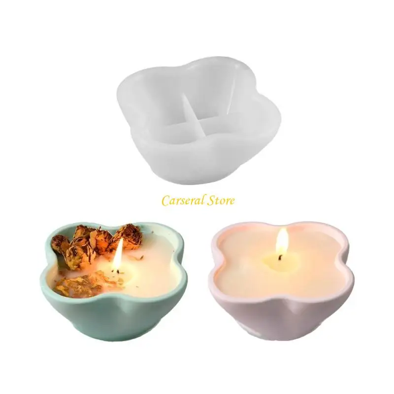 

M4YF Cup Molds Silicone Crafting Molds Unique Stand Moulds for Candle