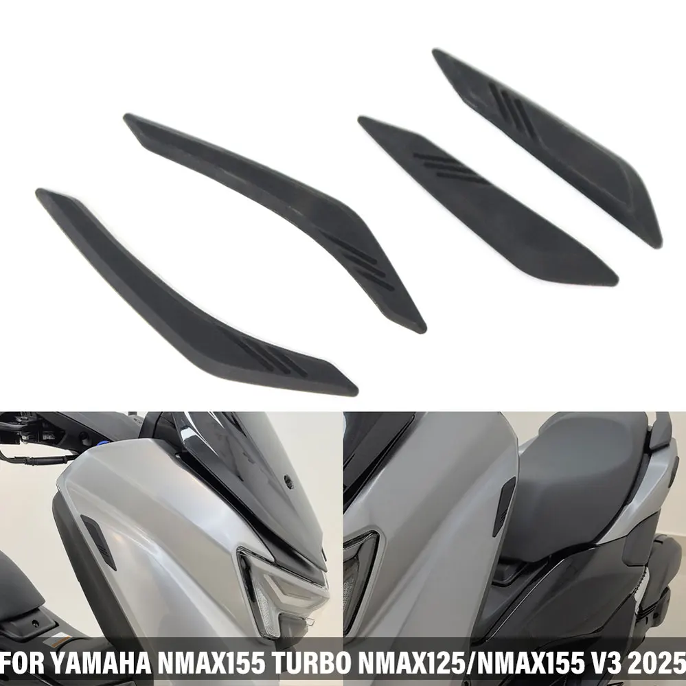 

FOR YAMAHA NMAX125 NMAX125 NMAX155 125 TURBO 2025 Motorcycle Anti-Collision Strip Rubber Block Side Fairing Scratch Protection