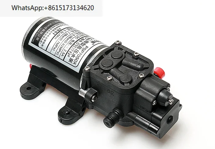 Diaphragm pump 24V  speed regulation water  liquid 12V small booster  sampling circulation  PSP7050X