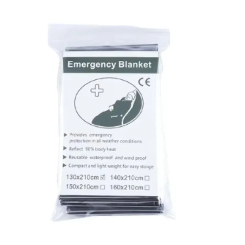 Survival Emergency Mylar Thermal Blanket Foil Space Blanket for NASA Body Warmer Outdoor First Aid Camping Gear Hiking Travel