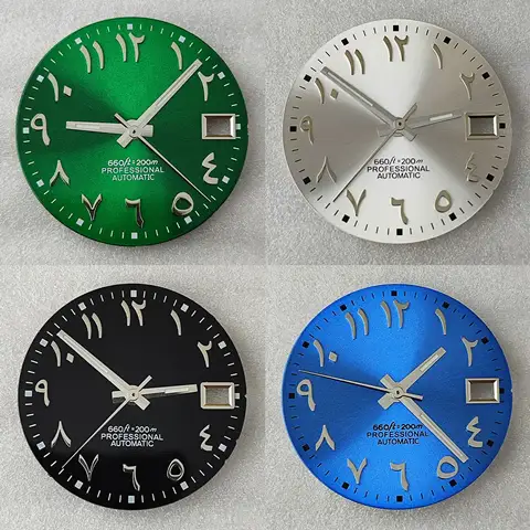 NH35 28.5mm dial Watch S dial Arabic dial Luminous dial Suitable for NH35 nh36 movement watch accessories