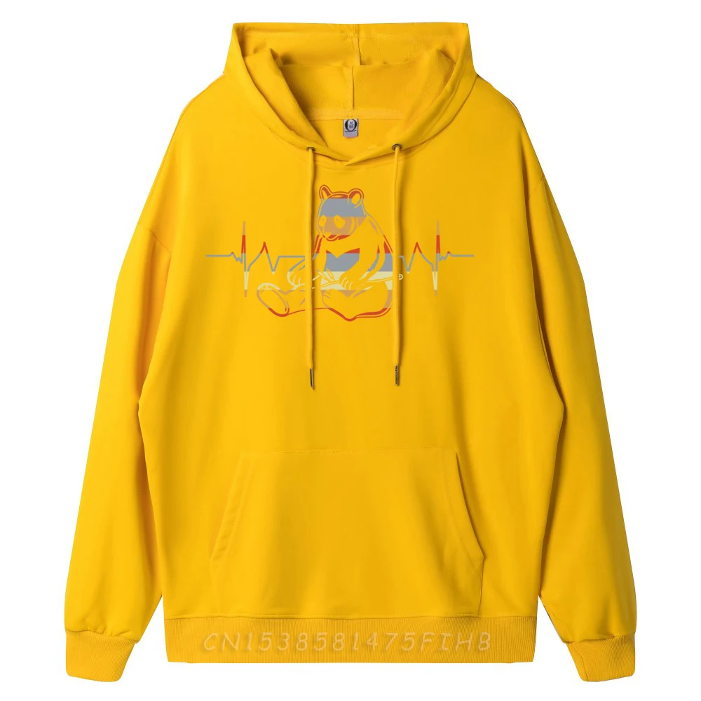 Heartbeat 35 Plus Size Men Clothing Spring Men's Clothing Easter Day New Pullover Hoodies