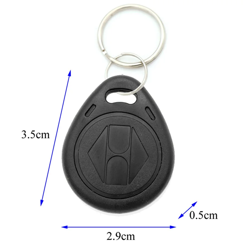 L72A-100Pcs T5577 Blank Key Tag RFID Chip Ring Cards Tags Keytag 125 Khz Copy Rewritable Writable Duplicate