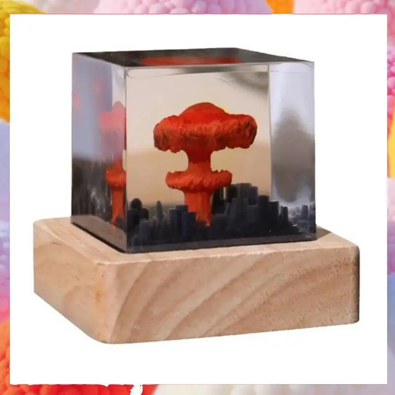 

1 PCS Mushroom Cloud Nuclear Explosion Lamp Atomic Bomb Model Atmosphere Lamp Decoration Creative Gifts For Kids-A83Z