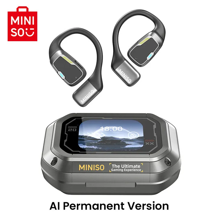 Vertaler Oortelefoon MINISO M98 AI Draadloze hoofdtelefoon Kantoor Chat Headset ASMR Headset DIY APP AI Draadloze hoofdtelefoon met Mi