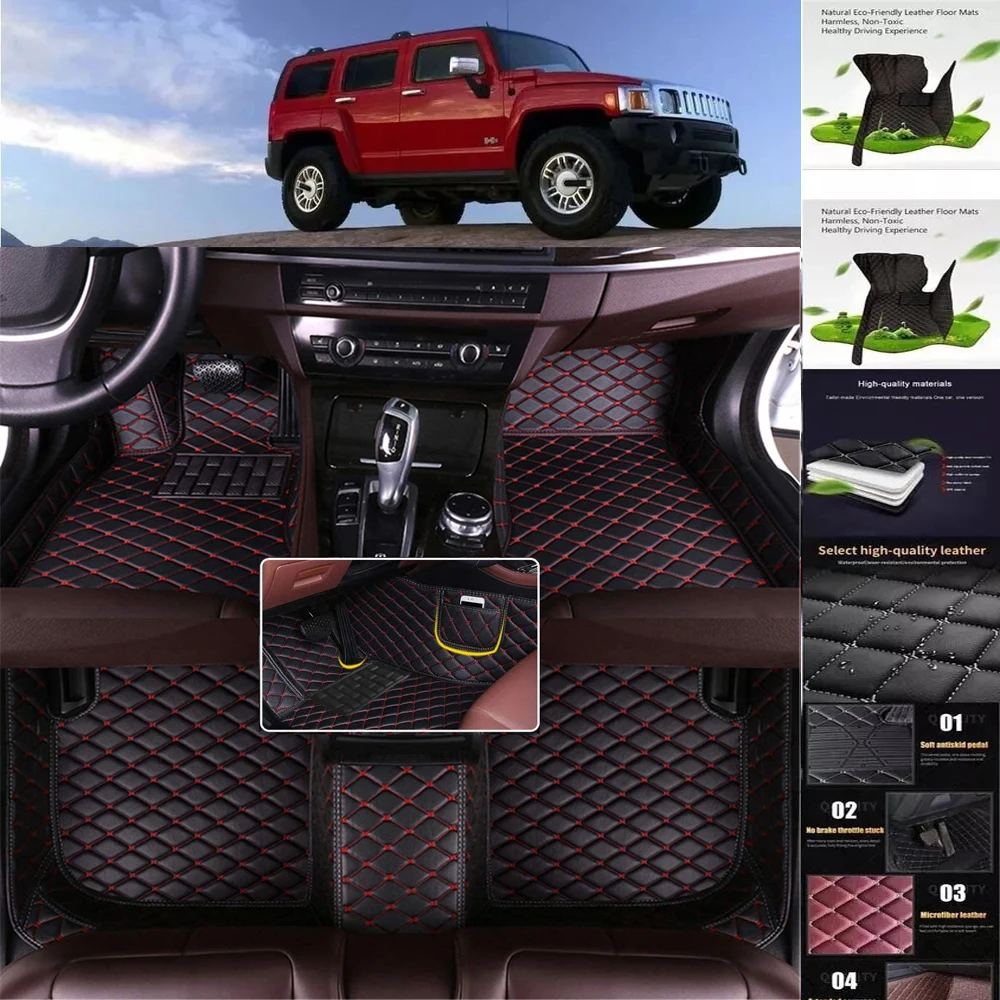 

3D PU-leather Waterproof Custom Car Floor Mats For Chevrolet Equinox Tracker Auto Foot Coche Accessorie Liners