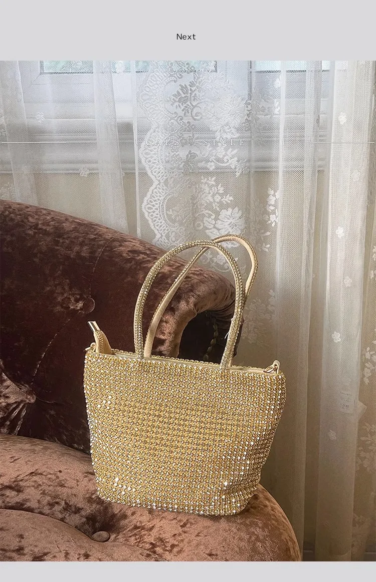 الفاخرة بريق الماس المرأة حقيبة يد كريستال الراين مساء حقيبة حفل زفاف كلوث محفظة موضة مأدبة حقيبة حقيبة كتف