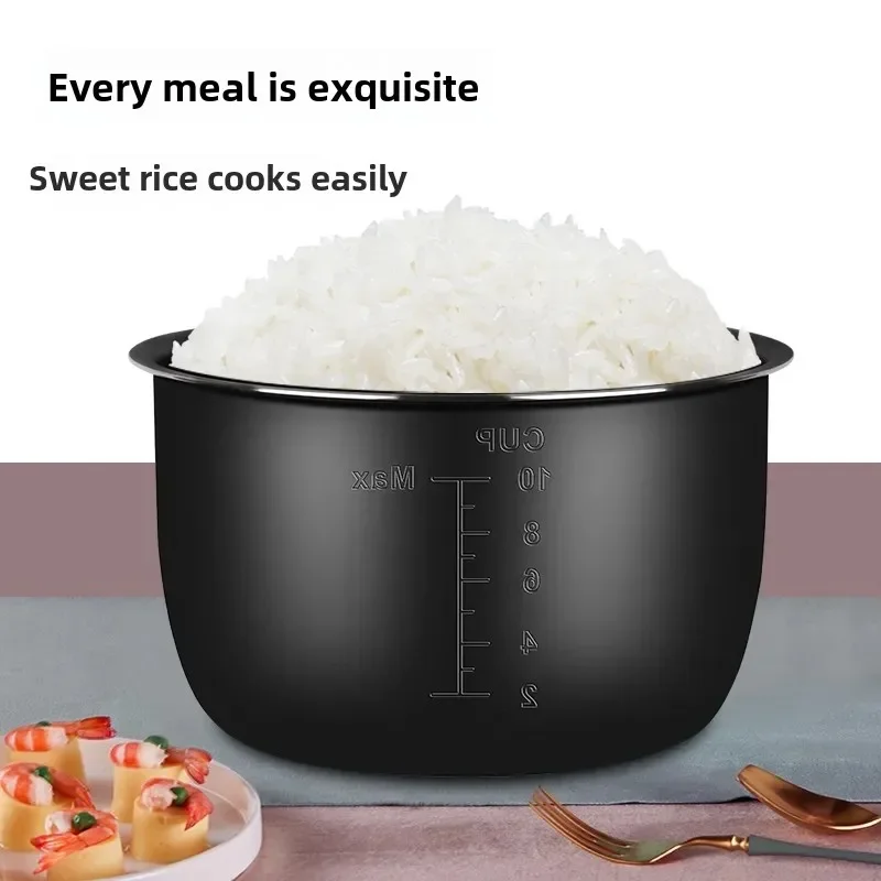 Electric Pressure Cooker Liner 1.6/3/4/5/6L Non-stick Rice Pot Gall Black Crystal Inner Accessories Cooker Parts only for Midea