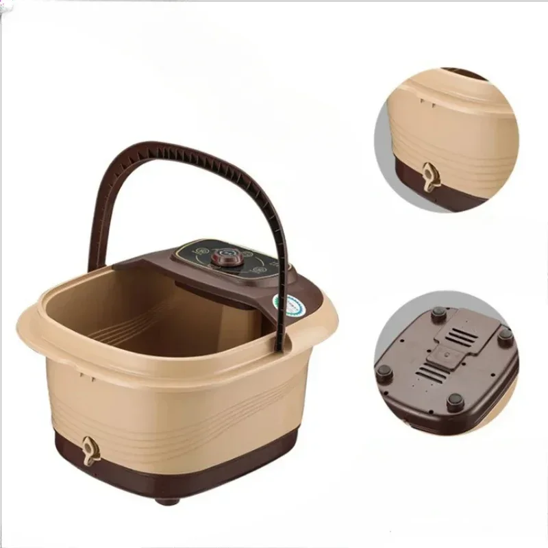 Fully Automatic Heated Foot Soaking Bucket Deep Massage Foot Bath With Constant Temperature Control Household Foot Spa