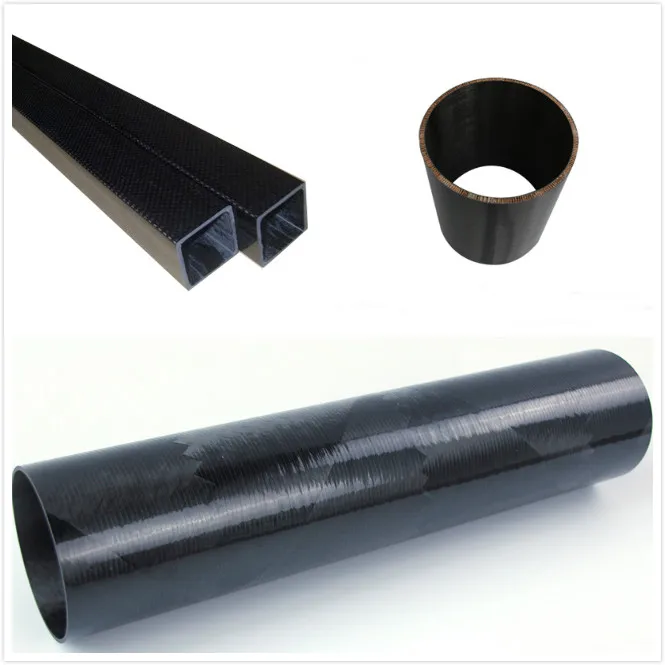 

8x6x1000mm 3K Plain Twill Carbon Fiber Tube Lightweight High Strength Durable Pipe for Sports Equipment